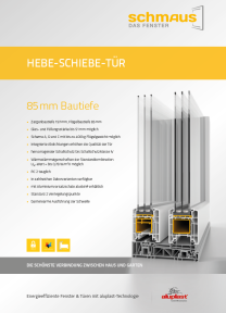 Flyer Hebe-Schiebe-Tür